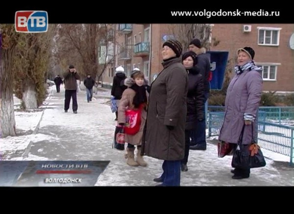 Зима не сдает позиции в Волгодонске